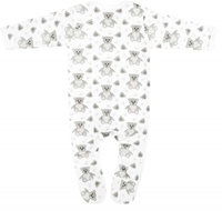 Tummi Bears Teddy Bear Plain Chest Rompersuit/Babygrow