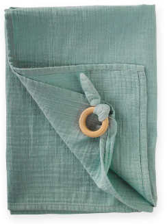 Green Muslin Blanket