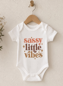 Baby Vest : Sassy Little Vibes