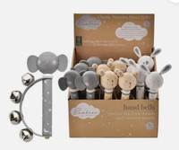 Bambino Wooden Handbells Assorted designs