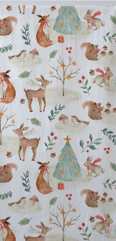Christmas Muslin Blanket
