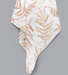Leaf Muslin Blanket