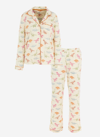 Dinosaur Print Trousers Pyjama Set