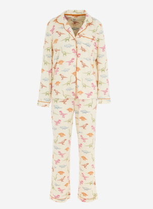 Dinosaur Print Trousers Pyjama Set