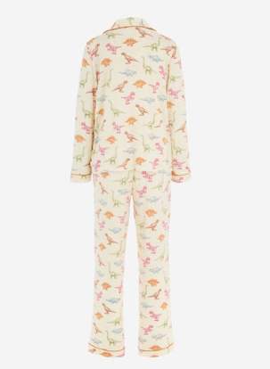Dinosaur Print Trousers Pyjama Set