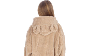 Children's Plush Teddy Oversized Hoodie By Huggable Hoodie