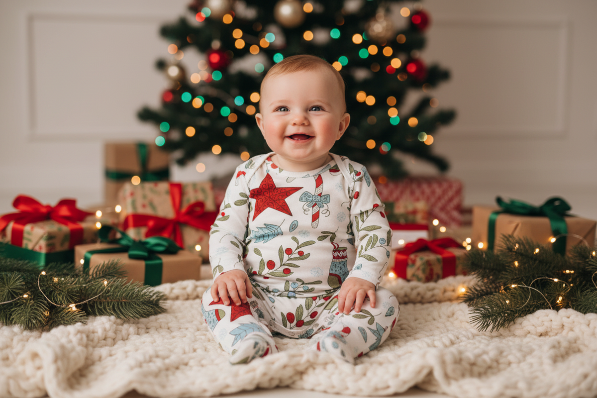 Tesa Babe - Christmas Sleepsuit