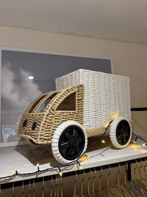 Wicker Toy Truck