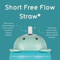 Tippy Up Sippy Cup (Series 3), with Weighted Straw (Valve Free), Boris Bear, 200ml