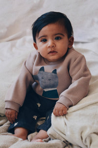 Baby / Kid Sweatshirt Wolf Print OEKO-TEX