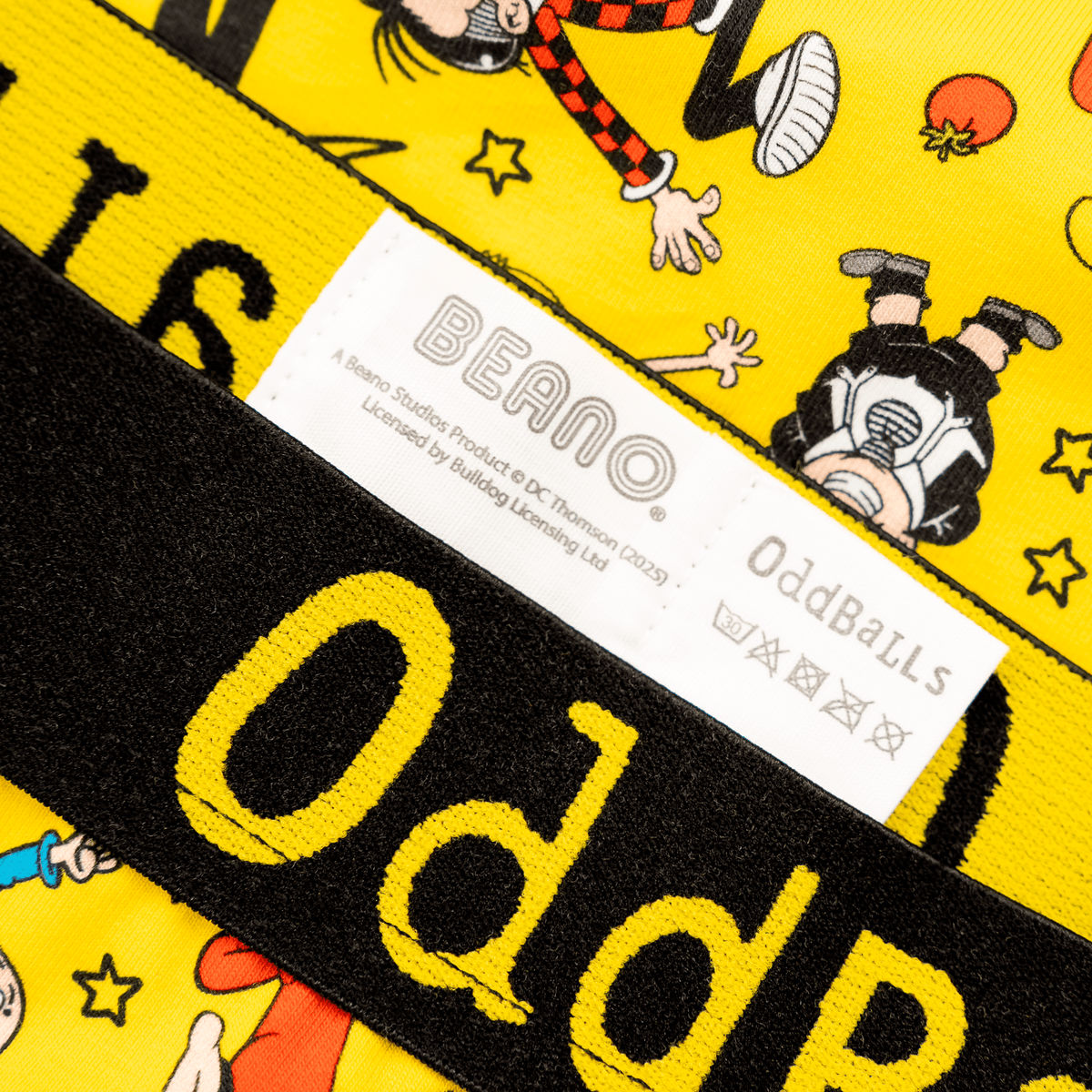 Beano Yellow - Mens Cotton Boxer Shorts