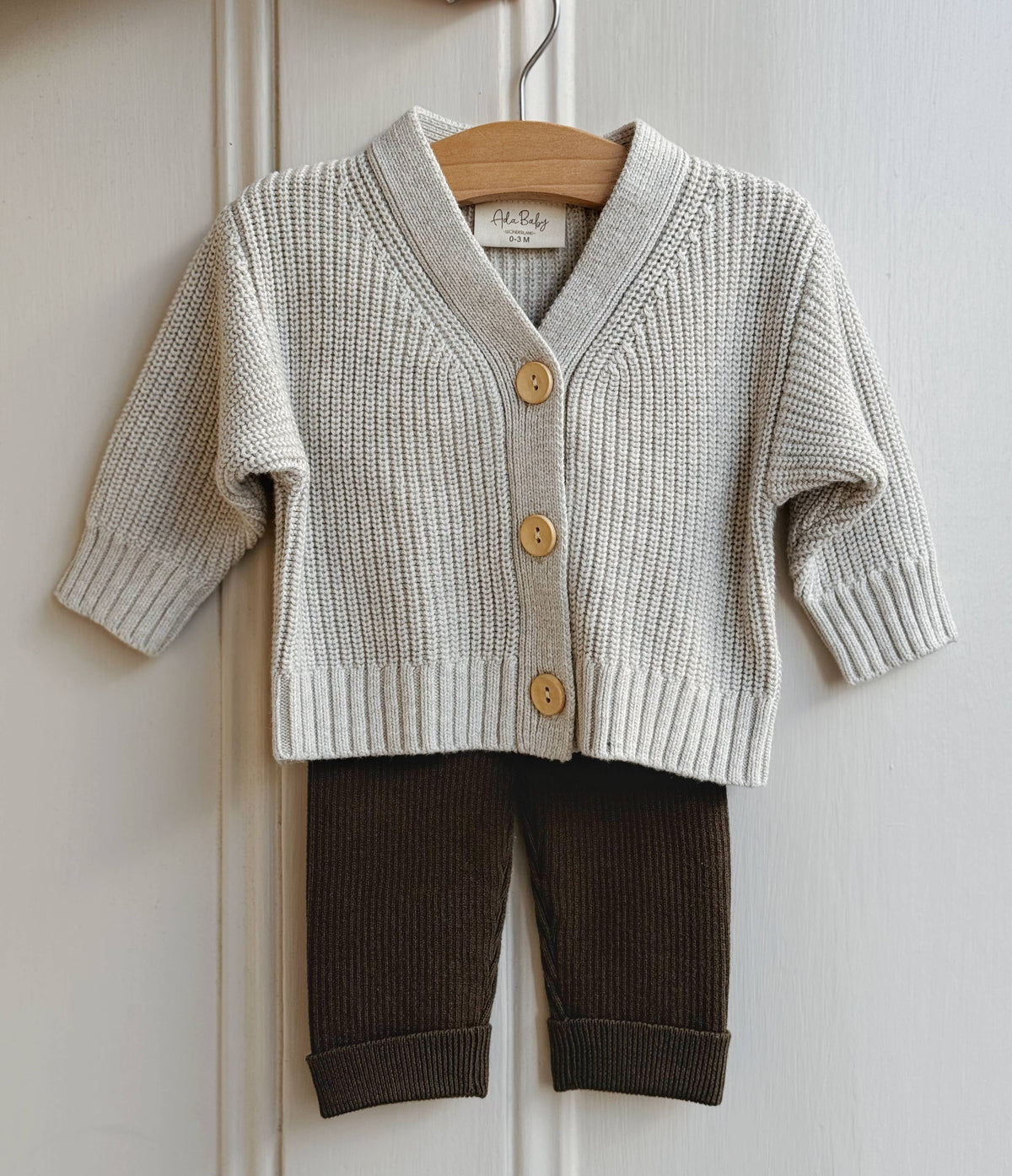 Cotton Knit Baby Cardigan