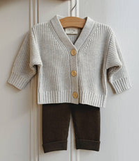 Cotton Knit Baby Cardigan