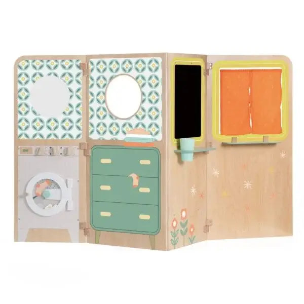 Classic World My Little Home Folding Wooden Play house Toy
