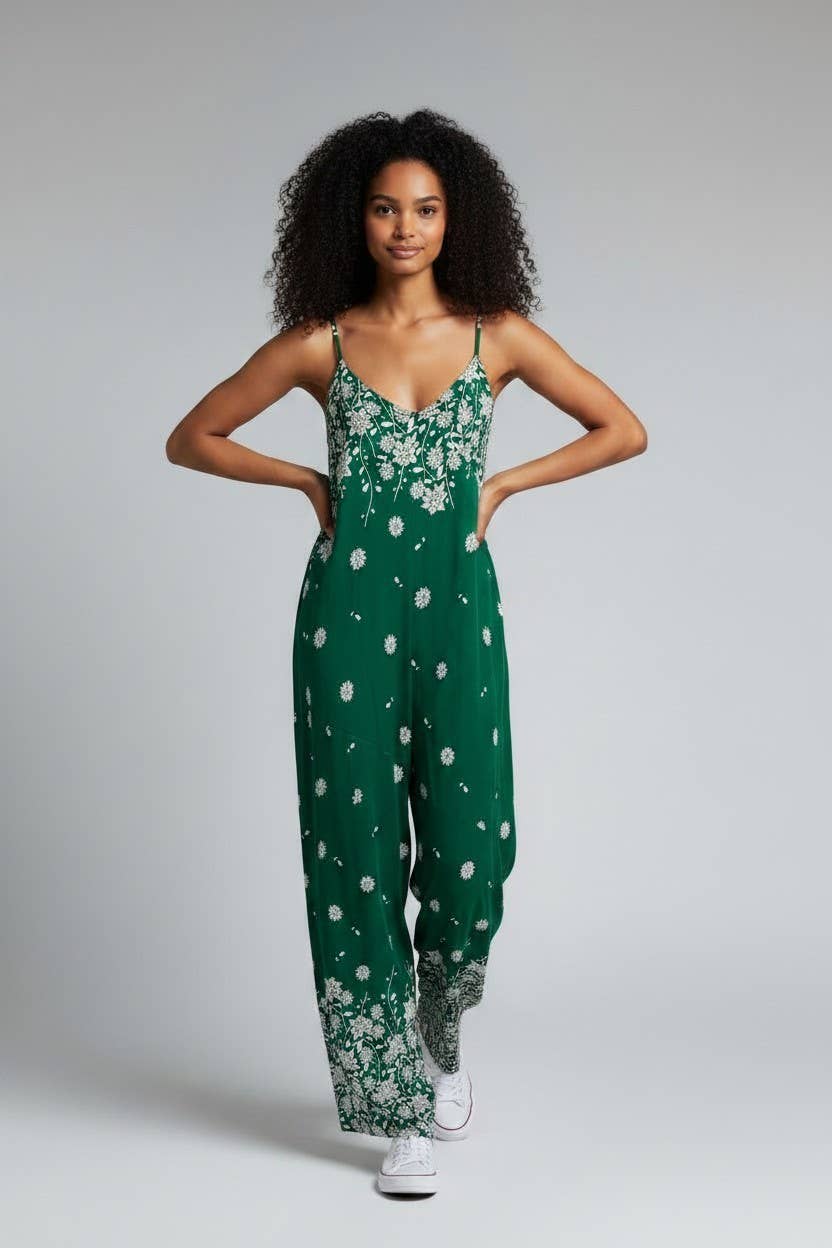 Ditzy Flower Jumpsuit