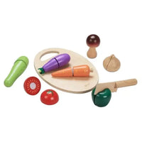 Classic World Cutting Veg Set Wooden FSC Pretend Play Toy