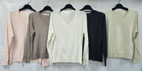 Fine V neck soft touch Knit