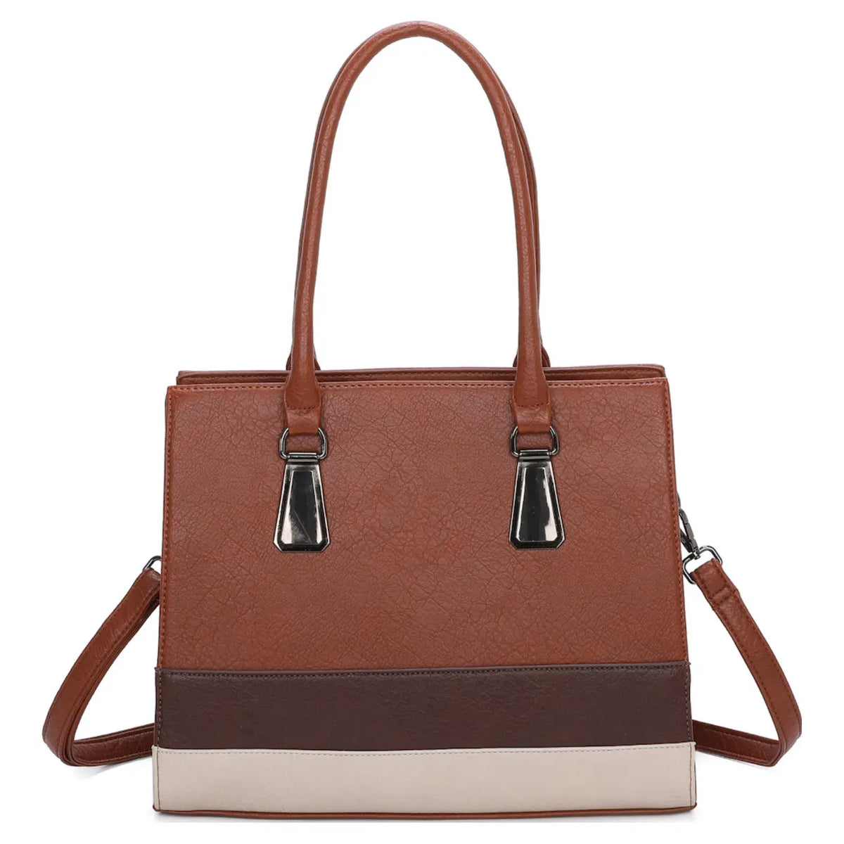 Classic Multi-Compartments Tote bag A4 Work Bag Shoulder Bag
