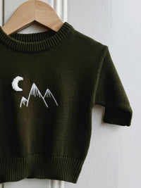 Mountains Knit Baby Jumper