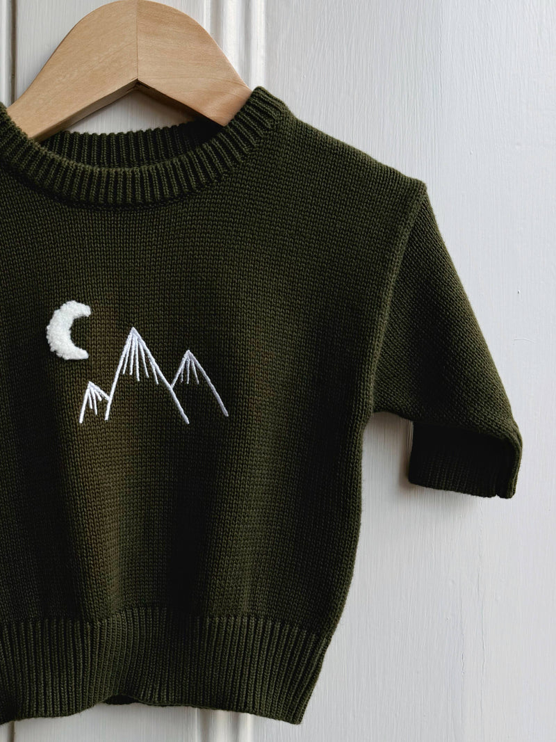Mountains Knit Baby Jumper