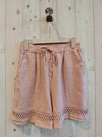 100% LINEN SHORTS - Ref-17761