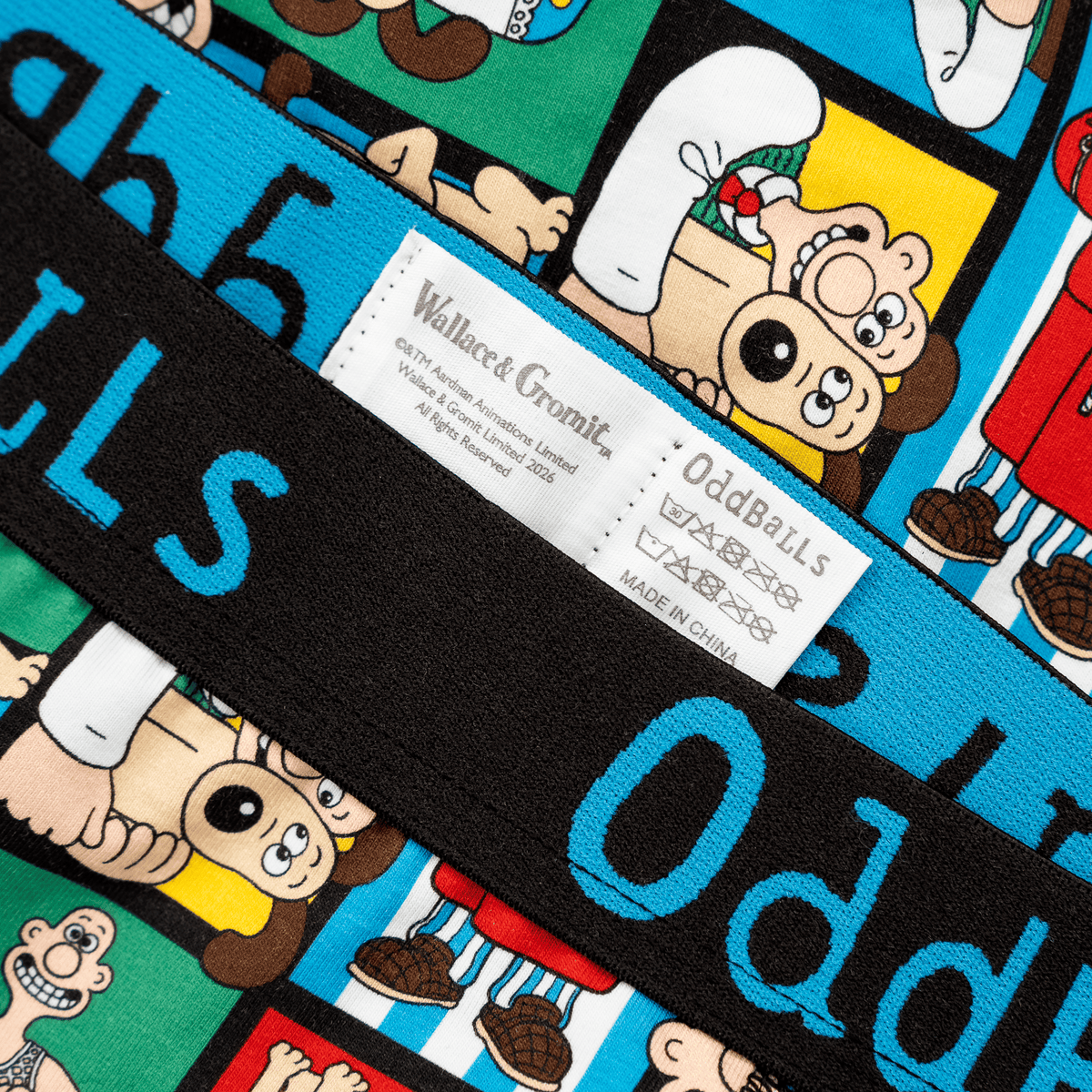 Wallace & Gromit - Mens Cotton Boxer Shorts