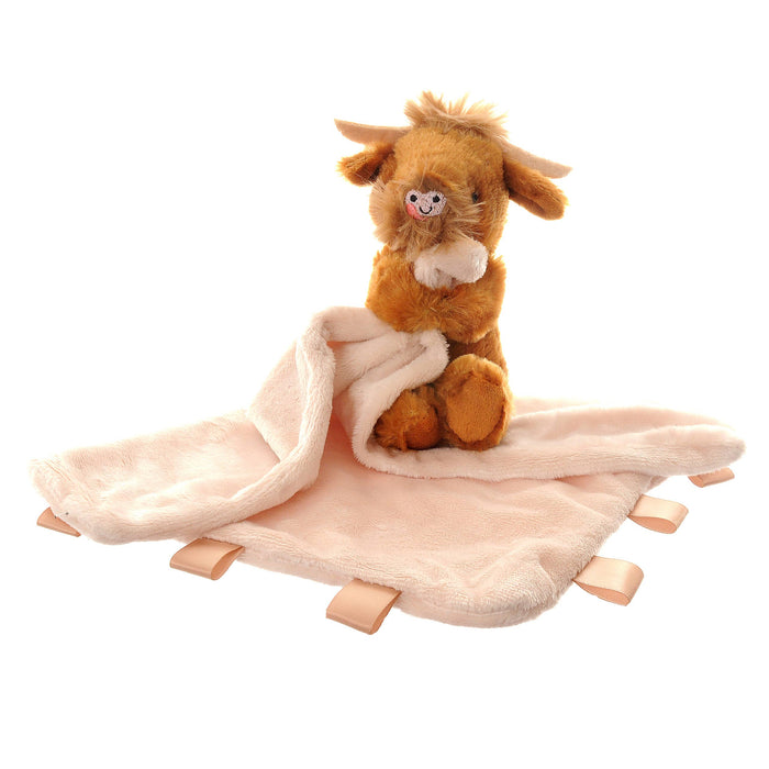 Highland Cow Plush Comforter Blanket