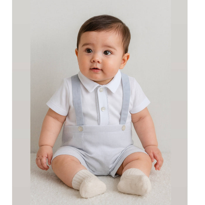 Baby Boys Romper | Grey
