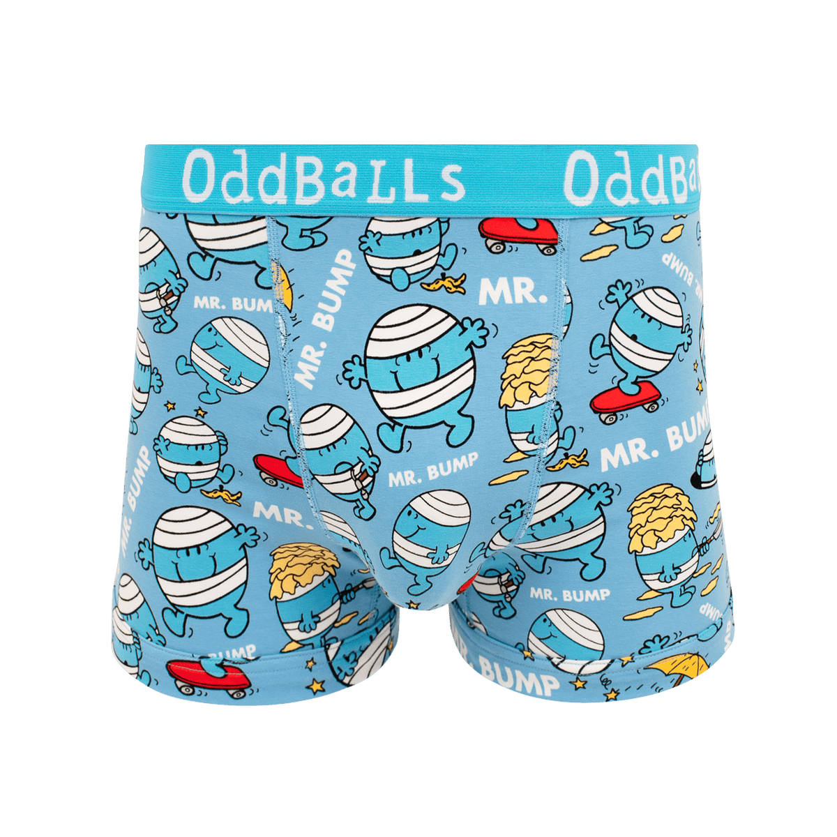 Mr Bump  - Mr Men - Mens Cotton Boxer Shorts