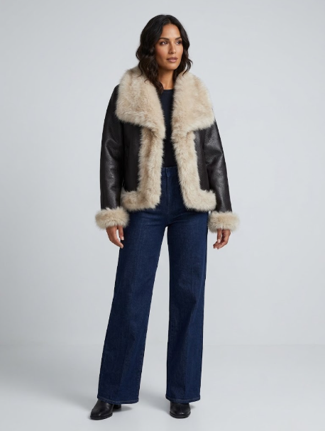 Reversible Faux Fur Jacket
