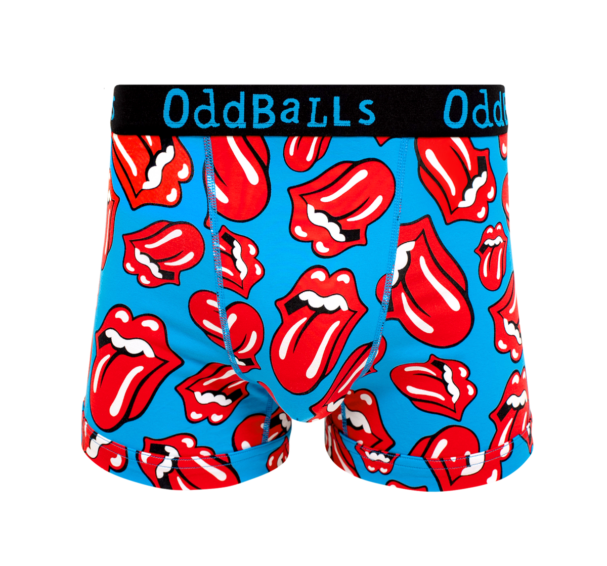 The Rolling Stones - Red - Mens Cotton Boxer Shorts
