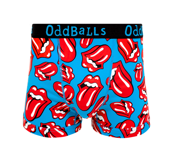 The Rolling Stones - Red - Mens Cotton Boxer Shorts