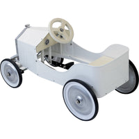 Vilac Large White Pedal Car – Classic Ride-On Toy for Kids