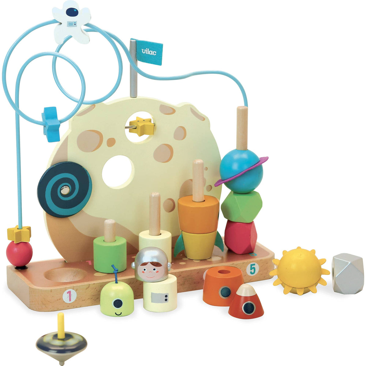 Vilac In the Stars Galaxy Counting Game – Wooden Educational