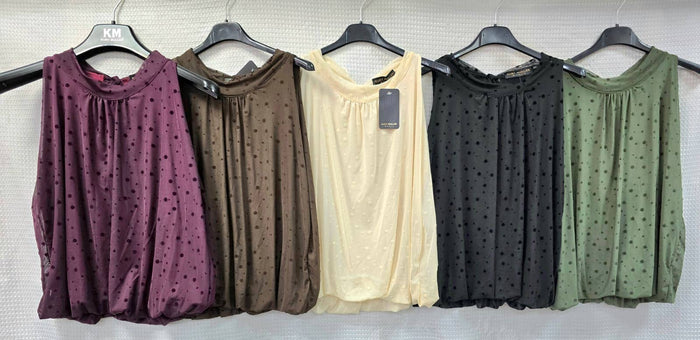 Textured Dotty Halter Neck Top