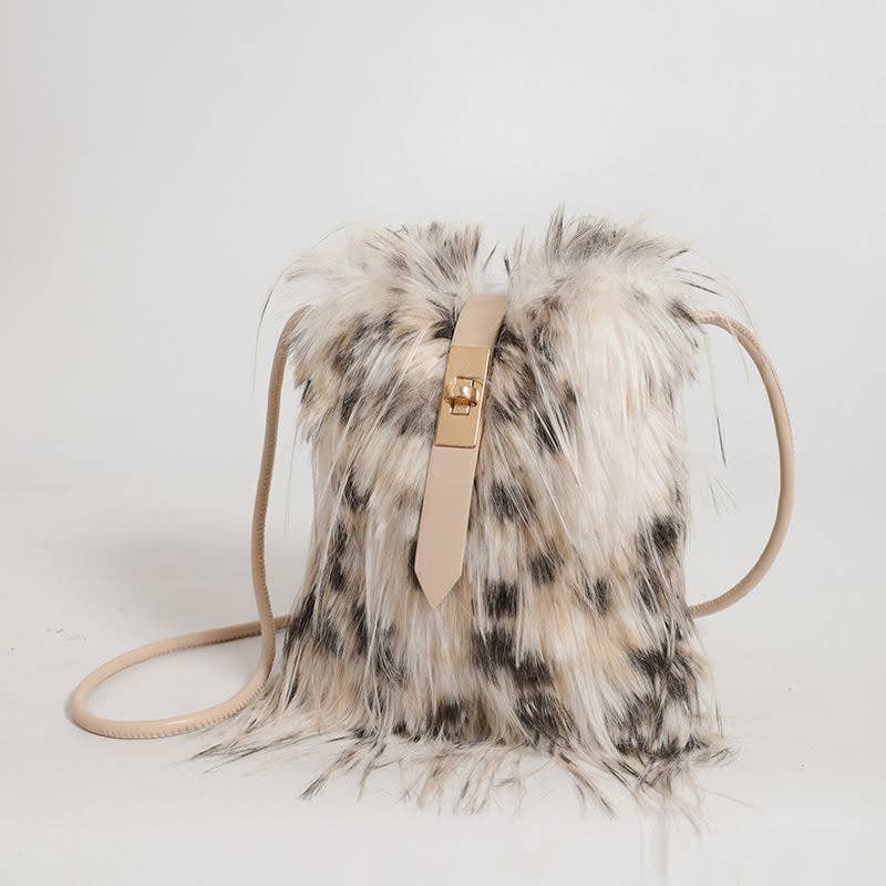Soft Faux Fur Mobile Bag Essential Bag - More colours available