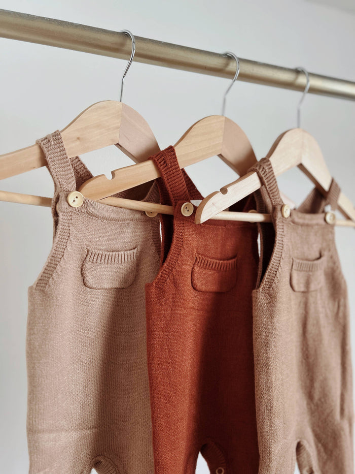 Knit Baby Dungarees