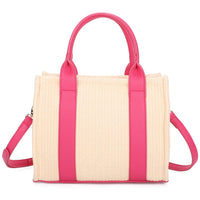 JM1571 Straw Tote Bag Summer Beach Style