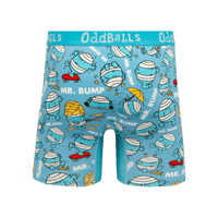Mr Bump - Mr Men - Mens Bamboo Boxer Shorts