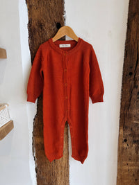 Knit Baby Onesie with Buttons