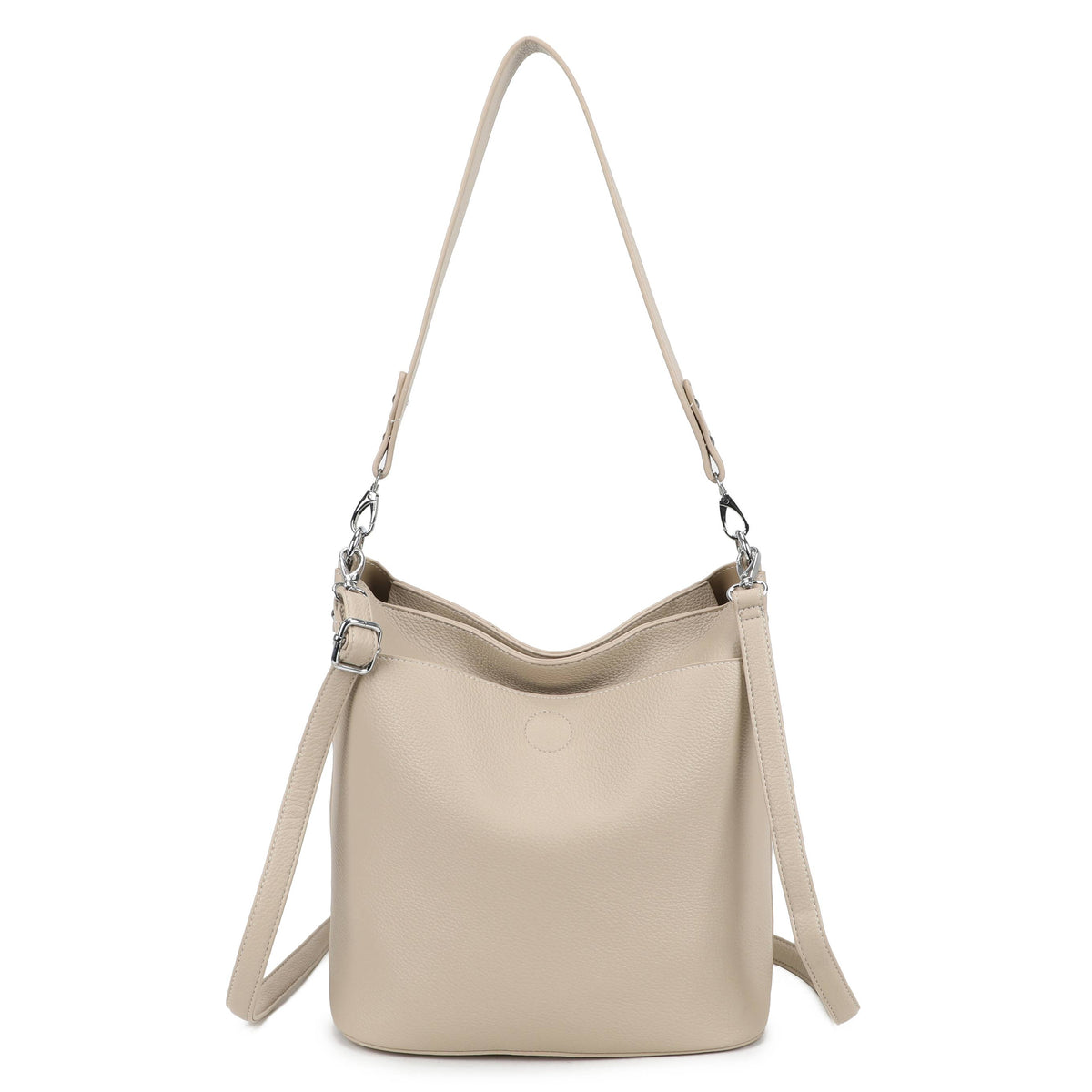 6049 Soft Hobo Shoulder Bag with Strap Detail