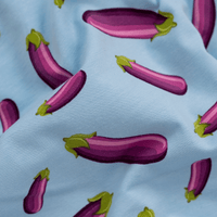 Aubergine - emoji®- Mens Cotton Boxer Shorts