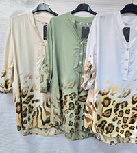 Tonal Leopard Sequin Shirt