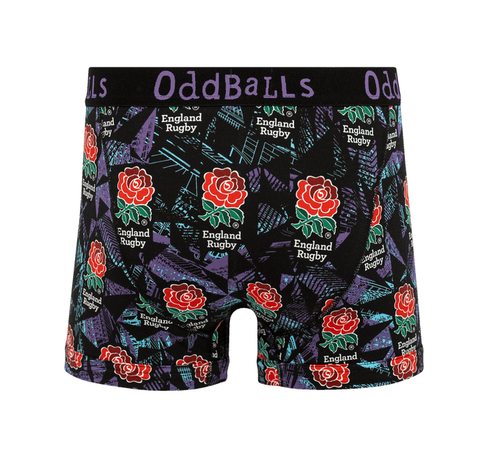 England Rugby Union Alternate 25/26 - Mens Cotton Boxer Shorts