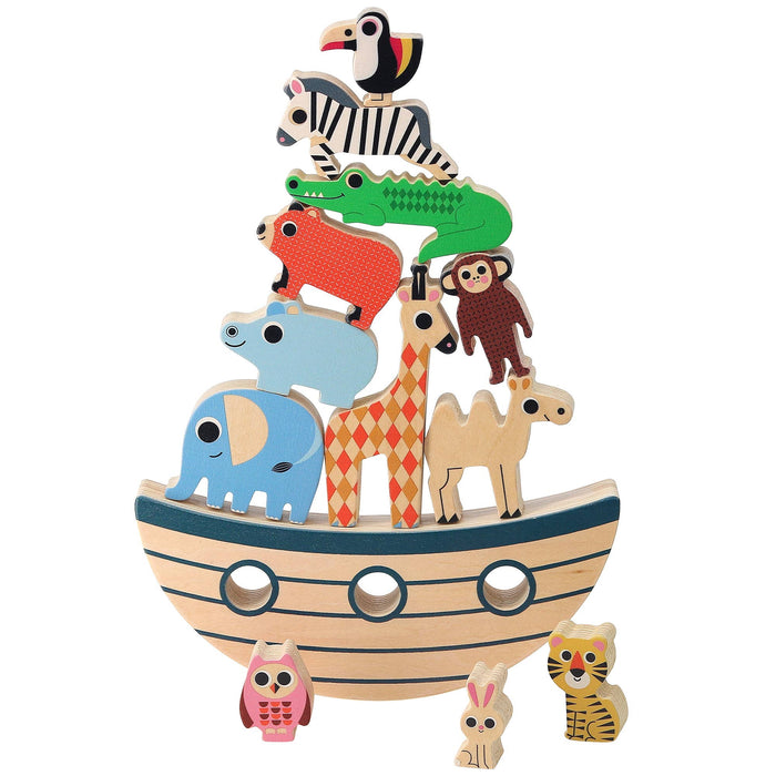 Vilac - Animals Ark Wooden Balance Toy Game