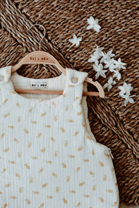 Lemon Patterned Sleep Sack 100% Cotton Muslin OEKO-TEX