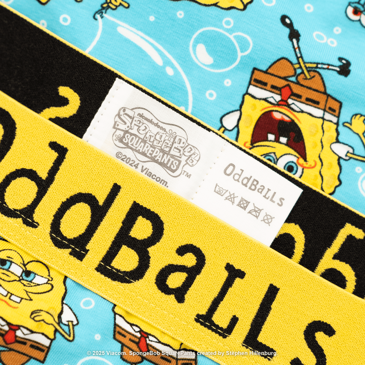 SpongeBob SquarePants Bubbles - Mens Cotton Boxer Shorts