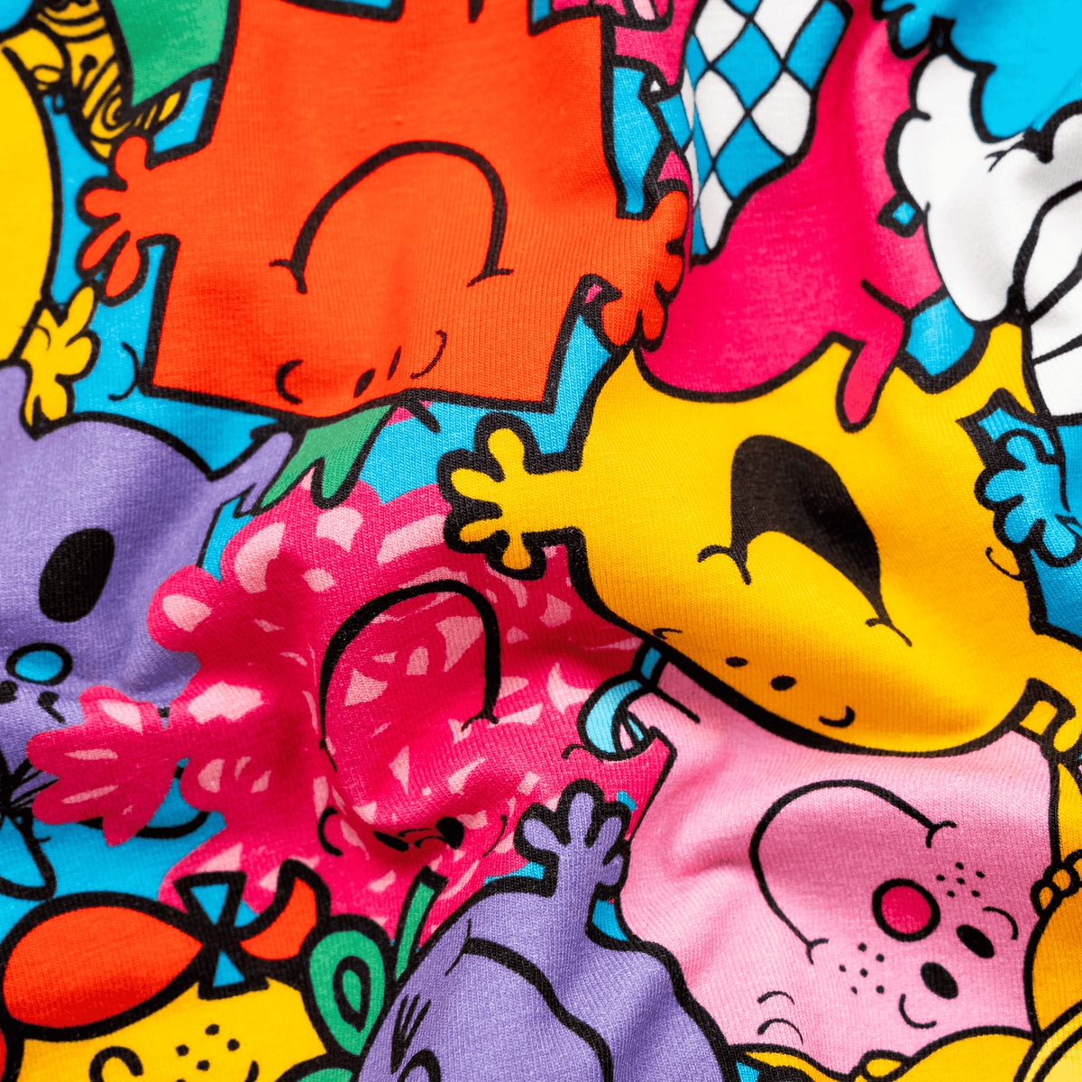 Mr Men Multi - Mens Cotton Boxer Shorts