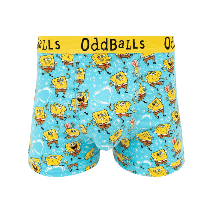 SpongeBob SquarePants Bubbles - Mens Cotton Boxer Shorts