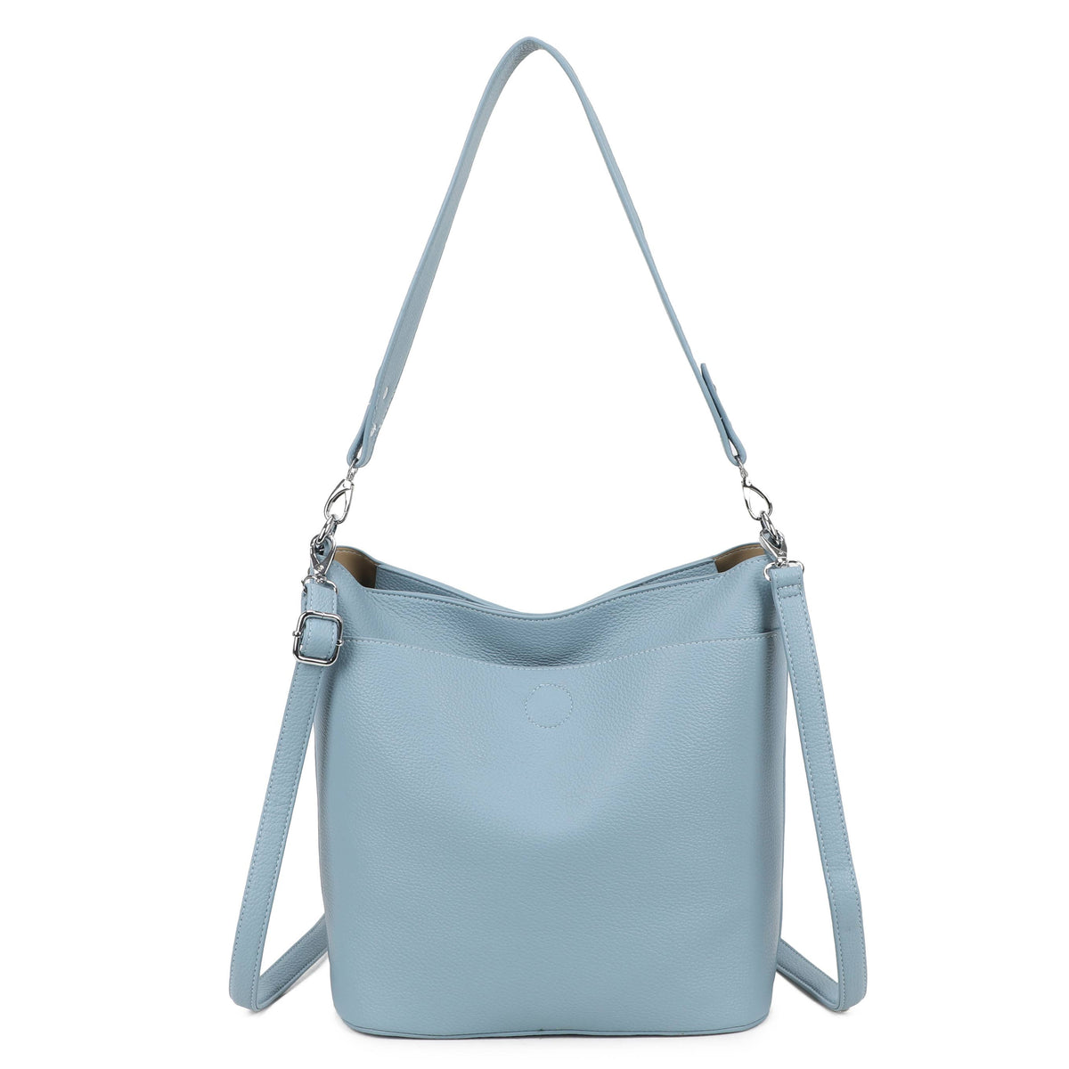 6049 Soft Hobo Shoulder Bag with Strap Detail